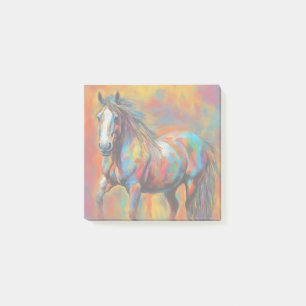 rainbow horse post-it notes