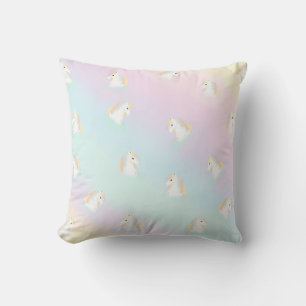Rainbow Horse Unicorn Equestrian Girly Cushion