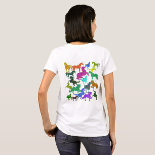 Rainbow Horses - "Dotty about Horses!" T-Shirt