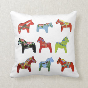 Rainbow Horses Pillow