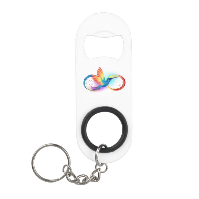 Rainbow Hummingbird with Infinity symbol (Front)