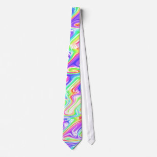 Rainbow Hurricane Muted Multi-Colour Tie