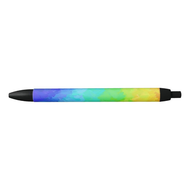 Rainbow Icy Black Ink Pen (Front)
