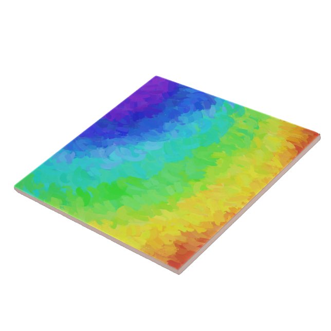 Rainbow Icy Ceramic Tile (Side)