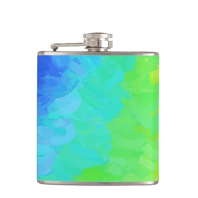 Rainbow Icy Hip Flask (Front)