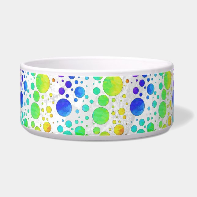 Rainbow Icy Polka Dot Pattern (Right)