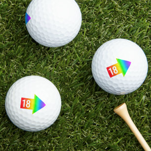 Rainbow Impact Arrow ゴルフボール Golf Balls