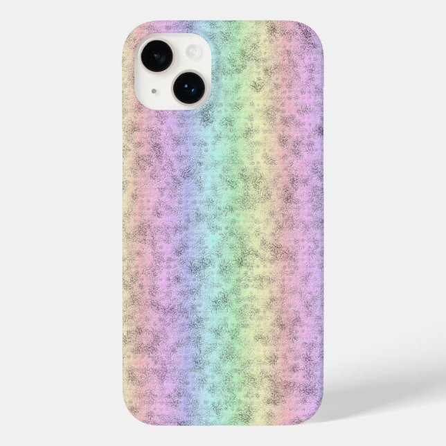 Rainbow in Elephant Skin Leather Optik Case-Mate iPhone Case (Back)