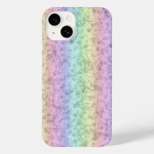 Rainbow in Elephant Skin Leather Optik Case-Mate iPhone Case (Back)
