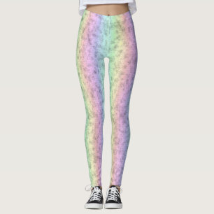 Rainbow in Elephant Skin Leather Optik Leggings