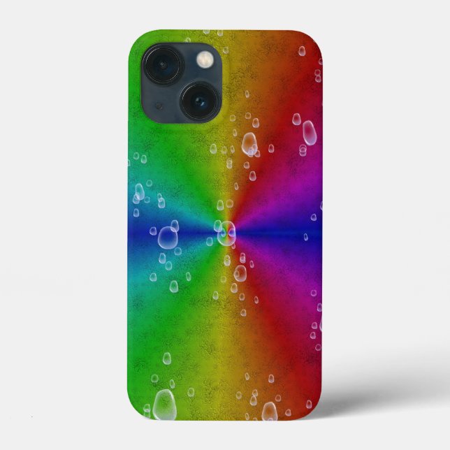 Rainbow in elephantenskin leatheroptik Case-Mate iPhone case (Back)