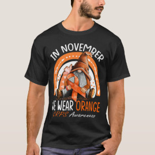 Rainbow In November We Wear Orange Crps Awareness T-Shirt