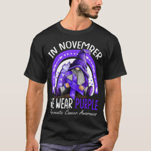 Rainbow In November We Wear Purple Pancreatic T-Shirt