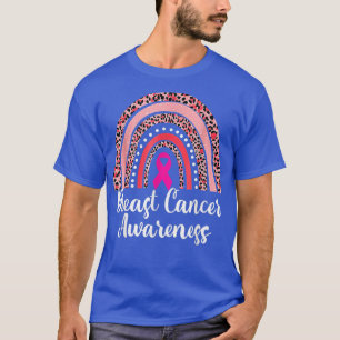 Rainbow In October We Wear Pink Breast Cancer Awar T-Shirt