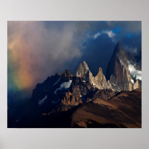 Rainbow In The Andes Poster
