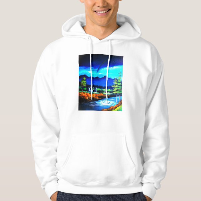 Rainbow in the Dark Clouds Hoodie (Front)