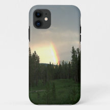 Rainbow In The Mountains Art Photo Phone Case