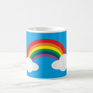 Rainbow in the sky coffee mug