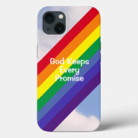 Rainbow in the Sky Inspirational Bright Cute