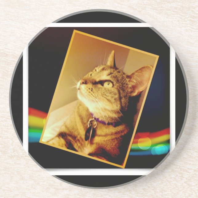 Rainbow Indigo Coaster (Front)