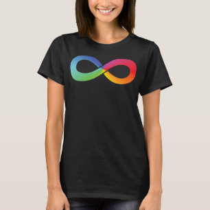 Rainbow Infinity Love Autism Neurodiversity T-Shirt