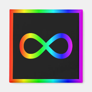 Rainbow Infinity Symbol Magnet