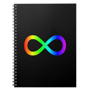 Rainbow Infinity Symbol Notebook