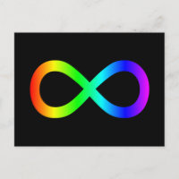 Rainbow Infinity Symbol