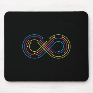 Rainbow Infinity Symbol Pride Autism Awareness Neu Mouse Pad