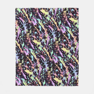 rainbow ink splash extreme : fleece blanket