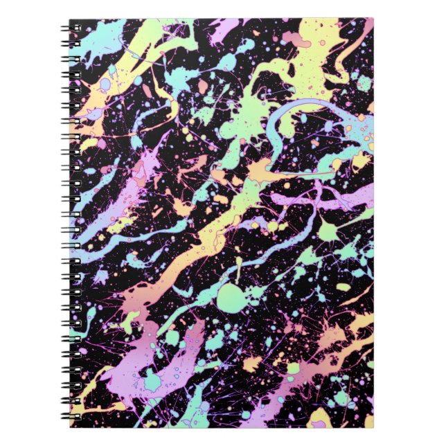 rainbow ink splash extreme : notebook (Front)