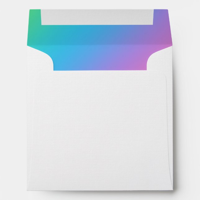Rainbow Inside Solid Colour Envelopes (Back (Bottom))