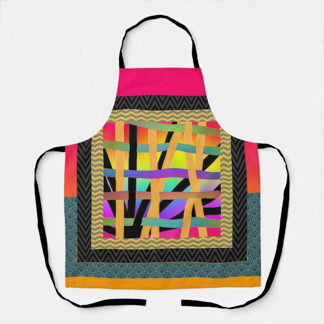 Rainbow Intertwined  Apron (Front)