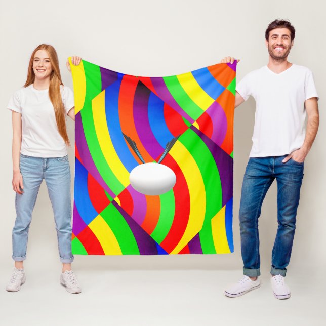 RAINBOW INVITATION GREETING PACKAGE FLEECE BLANKET (In Situ)
