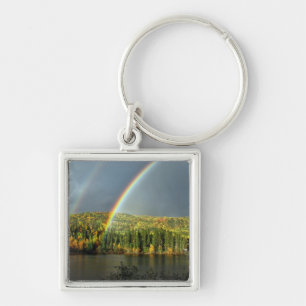 rainbow irish luck lucky nature sky water trees key ring