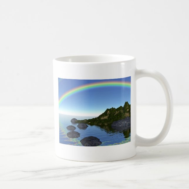 rainbow isalnd coffee mug (Right)