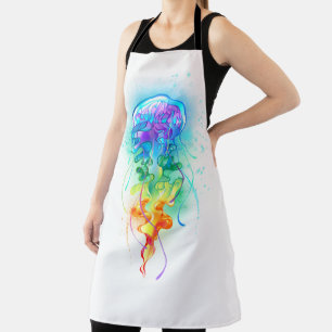 Rainbow jellyfish apron
