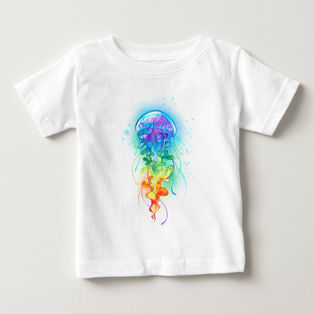 Rainbow jellyfish baby T-Shirt (Front)