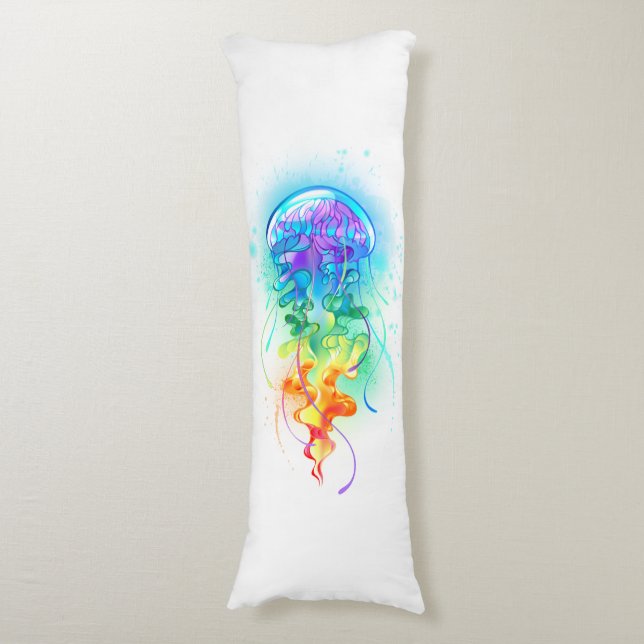 Rainbow jellyfish body cushion (Front Vertical)