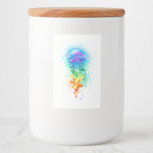 Rainbow jellyfish food label
