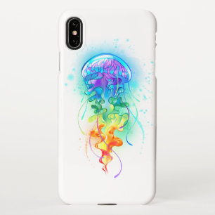 Rainbow jellyfish iPhone case