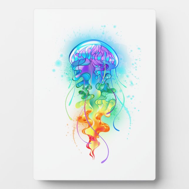 Rainbow jellyfish plaque (Front)