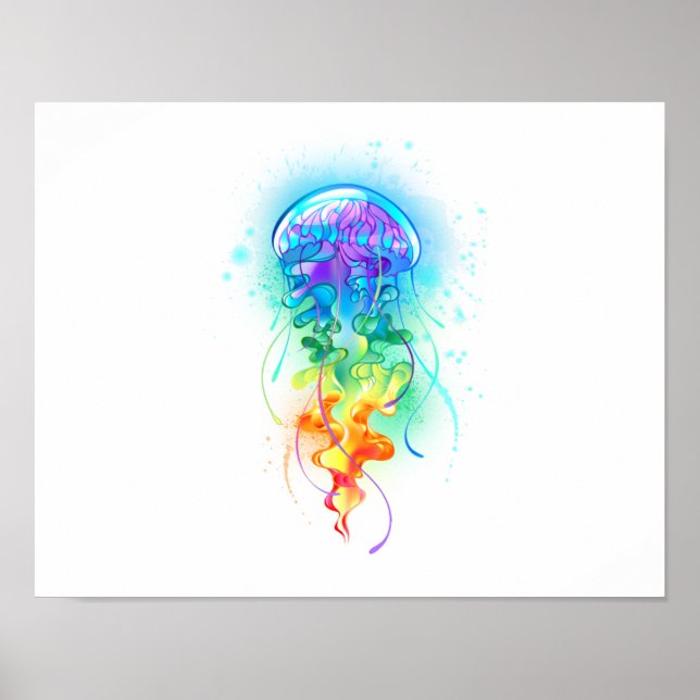 Rainbow jellyfish poster (Front)