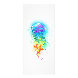 Rainbow jellyfish rack card