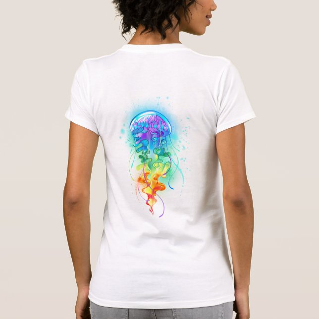 Rainbow jellyfish T-Shirt (Back)