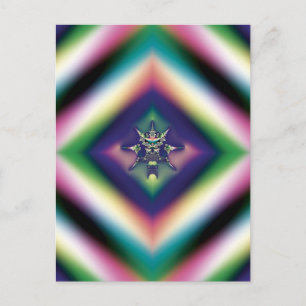 Rainbow Jewellery Postcard