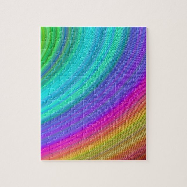 Rainbow Jigsaw Puzzle (Vertical)