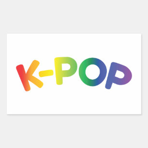 Rainbow K-Pop Ver 1 Sticker