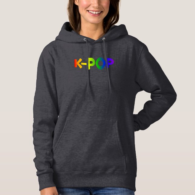 Rainbow K-Pop Women's Hoodie (Front)
