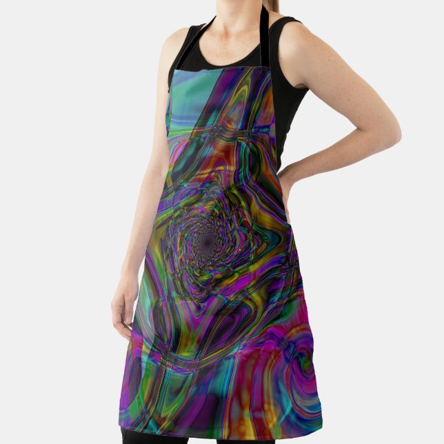 Rainbow Kaleidoscope  Apron (Insitu)